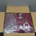 Howhic Pack of 120 Spandex Chair Sashes Bows Stretch Chair Cover Band with Buckle Slider Universal Elastic Chair Ties for Wedding Banquet Party Event Decoration (Burgundy)