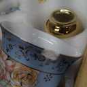 DaGiBayCn 20 PCS Tea set Ceramics Tea set Afternoon Tea Set Adult tea set Gift Tea Set Can Drink Coffee Strong Tea blue