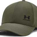 Under Armour Men's Iso-Chill ArmourVent Stretch Fit Hat, (390) Marine OD Green / / Black, Small/ Medium
