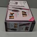 Shark FlexFusion Hair Straightener & Powerful Hair Dryer with Fusion Hair Brush, Ceramic Air Styler with Auto-Wrap Curlers & Concentrator, Ceramic Plates, Cosmic Blush HD641S