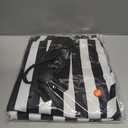 Black and White Striped Suit Scary Halloween Costumes for Women Men Horror Movie Halloween Outfits,XL