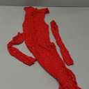 Sexy Lingerie For Women Naughty Rhinestone Sparkle Fishnet Lingerie Set Teddy Erotic Mesh Rave Outfit
