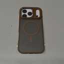 Magnetic 3 in 1 for iPhone 17 Pro Max Case, [Omni-Directional Protection] with 1x Screen Protector + 1x Camera Cover, [Seamless Work with Magsafe] Protective Silm Case for iPhone 17 Pro Max Brown