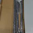 16"-48" Ground Stake Mount, 2-in-1 Dual Bracket for Security Camera and Solar Panel, Universal Garden Spike for Ring, Blink, Arlo, SimpliSafe, 360° Adjustable No-Drill Metal Stand (Black)