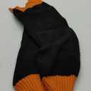Dog Halloween Sweater Pumpkin Halloween Dog Cat Costumes with Leash Hole Puppy Turtleneck Knitwear for Small Midum Large Dogs Winter Warm Pet Clothes Funny Holiday Party Outfit (Black,XXL)