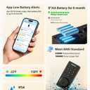 Philips Smart Lock, Smart Door Lock Built-in WiFi, App Remote Control, Keyless Entry Door Lock for Front Door, Deadbolt Lock Auto Lock, Support Alexa & Google, IP54 Waterproof, Black