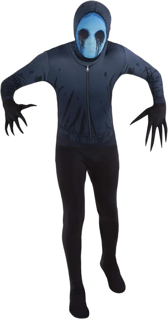 Morphsuits Eyeless Jack Costume, Scary Kids Costumes, Jeff The Killer, Rake Costume for Kids, Boys Halloween Costume (Small)