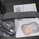 Shiatsu Back Massager with Heat : Up & Down Rolling Massage Kneading Massager for Back Pain Relief Deep Tissue - Adjustable Intensity and Heat for Office Workers, Seniors, and Daily Comfort