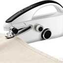 Handheld Sewing Machine,Two dear,Mini sewing machine,Easy to Use for Beginners and Fast Stitch Suitable for Clothes,Fabrics and Fast Stitch Suitable - Black