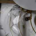 52'' Crystal Gold Ceiling Fan with Light and Remote
