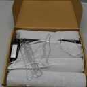 Tuanse 4 Pcs 8.7 in Flameless Fake Fire Log Spring Summer Beach Camping Themed Party Decorations Fake Campfire Battery Operated Artificial Fire Pit for 4th of July Easter Party Decor