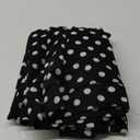 SweatyRocks Women's Casual Skinny Leggings Stretchy High Waisted Work Pants (Medium, Black White Polka Dot)