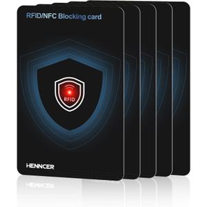 2025 NEW RFID Blocking Card Set with Indicator Light,Wallets Shield,Credit Card Protector, NFC Bank Debit Blocker,Anti-Skimming Protection For ID Passport Travel For Men/Women (5)