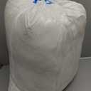 Cosybay Oversized King Size Feather Down Fiber Comforter - Ultra Soft 100% Cotton Duvet Insert, All Season Hotel Luxury Bedding with Corner Tabs, 116"x98" White