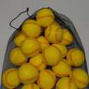 Outus 24 Pcs Foam Training Baseball Sports Soft Foam Baseball Teenager Practice (Yellow)