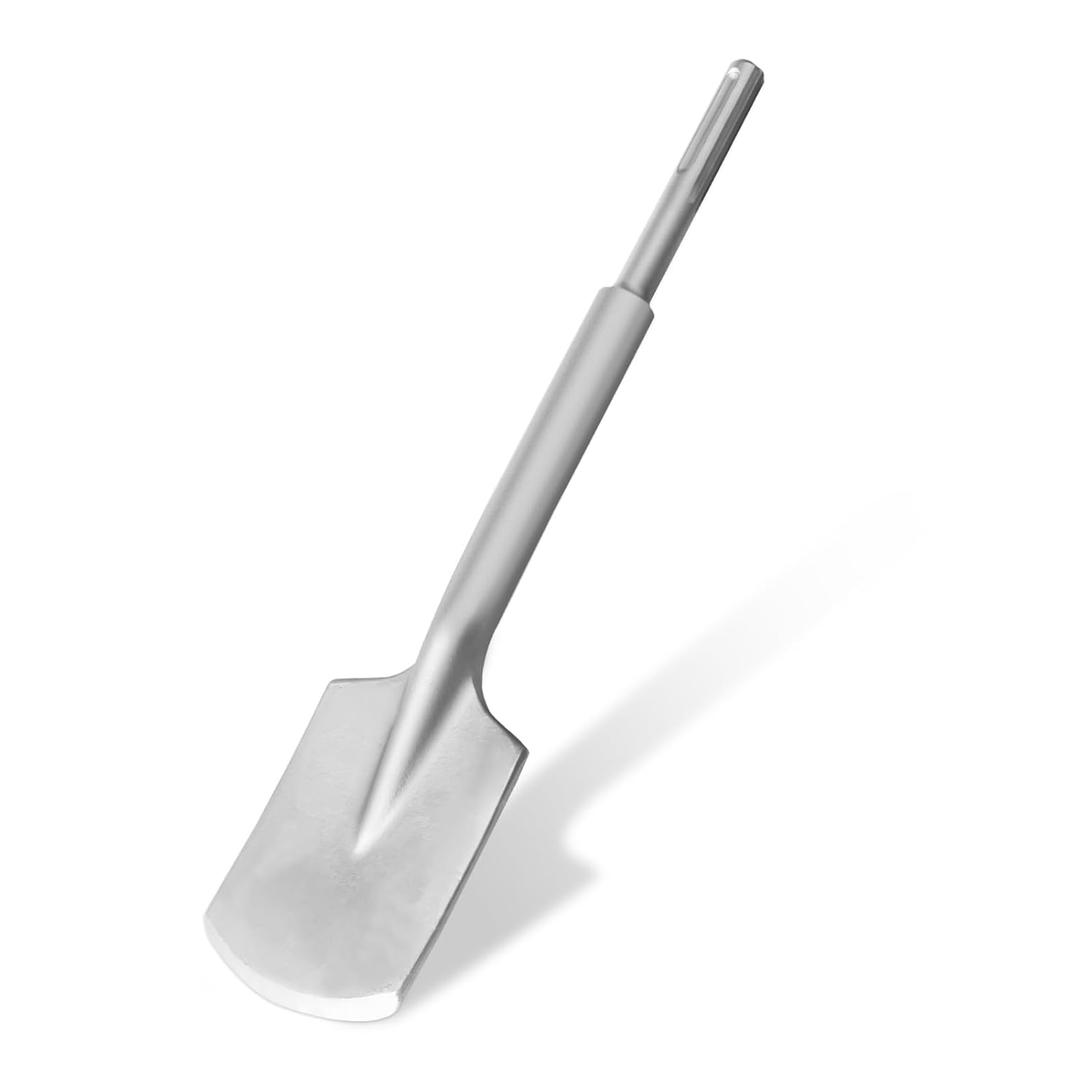 SDS-Max Shank Bits Chisel - 4-1/3" x 18" Clay Spade Alloy Steel Digging Shovel Bit Chisel - for Gardening Landscaping Concrete Brick Sand Stone