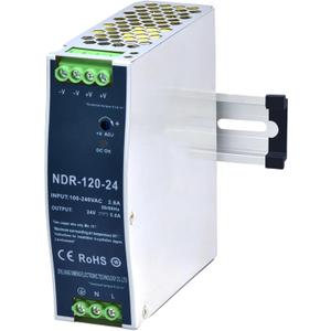 24VDC Power Supply NDR 120W DIN Rail Power Supply Switch Switching Converter DC (Input 100-240VAC Output 24VDC 50/60HZ 24V 5A)