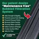 A-M Gutter Guard 6" x 50 Ft Black Aluminum, Leaf & Debris Protection, DIY