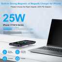 25W Magnetic Charger for Samsung Galaxy S26 Ultra Z Flip8/Fold8 Ultra S25FE | Magsafe Charger for iPhone 17e 16,Wireless Android Phone Charger Fast Charging Pad for Google Pixel 10 Pro XL/Fold 10A 9Pro 8