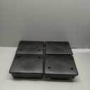 Large Rat Bait Stations 4 Pack, Effective Mouse Bait Station for Home Garden and Outdoors, This Rodent Bait Station Keeps Children and Pets Safe (Bait is not Included)