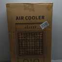 Swamp Cooler Air Conditioner with Dry Burn Protection, 4-in-1 Evaporative Air Cooler with 7-Gal Water Tank, 4 Modes, 3 Speeds, Remote, 12H Timer, Portable Windowless AC for Bedroom Home Office