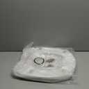 LUXE TS1008R Round Comfort Fit Toilet Seat with Slow Close, Quick Release Hinges, and Non-Slip Bumpers (White)