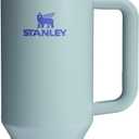 STANLEY Quencher H2.0 Tumbler with Handle and Straw 40 oz | Flowstate 3-Position Lid | Cup Holder Compatible for Travel | Insulated Stainless Steel Cup | BPA-Free | Exclusive Blue Cactus
