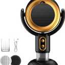 QWEZXO PuffHide Purifer & Smoke Away Purifier Fan Portable Black Gold Adjustable Angle Puff-Hide PurifierFan,Tabletop SmokePurifier Filters for RemovesOdor(Plug-ln)