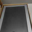 MAVRICFLEX Heavy Duty Dog Door with Double Sliding Lock Panels, Energy Efficient Doggie Door, Easy Installation, Two Magnetic Soft Flaps Doggy Door for Large Dogs Up to 100LBS, Large, Dark Gray