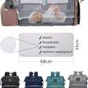 Houscly Diaper Bag Backpack with Changing Station: Pink Baby Bags for Girls Boys New Mom Gifts Paaleras Para Bebe Baby Girl Newborn Essentials Must Haves Baby Shower Gifts Baby Registry