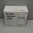 Glass Mason Jars, 2 Pack 32oz Clear Glass Regular Mouth Canning Jars with Lids for Sealing, Ideal for Food Storage, Snacks, Candies, Jam, Honey, Wedding Favors, Shower Favors, DIY Projects