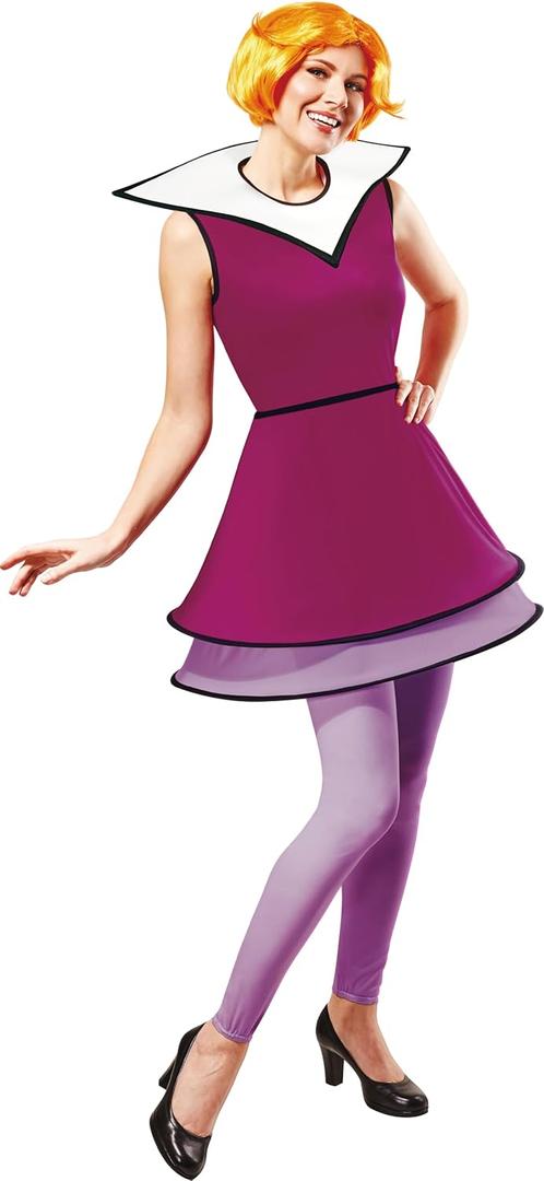 Rubies womens The Jetsons Jane Jetson Costume Dress and Leggings (Large, As Shown) Rubies womens The Jetsons Jane Jetson Costume Dress and Leggings (Large, As Shown)