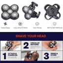 3 Pack Shaver Replacement Blades for Fre*bi*d Bald Men Head Shaver Kit, 5 Blades Head Shaver Replacement Heads,Head and Face Electric Razor Shaver Heads