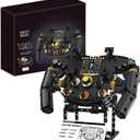 Racing Simulator Steering Wheel Building Set, Mechanical Gaming Sim Racing Cars Driving Wheel Bricks with Moving Parts Gift for Adults to Build - 833 Pieces