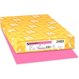 Neenah Astrobrights Color Paper, 11 x 17, 24 lb/89 GSM, Pulsar Pink, 500 Sheets (21033)