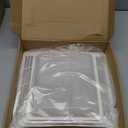 S97013662 Nutone Bathroom Fan Cover Grille and Lens Assembly Kit Compatible with Broan Nutone bathroom fan cover 655, 656, 657, 659, 695, HFL695, 696 Bathroom Vent Cover