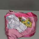 Princess Costume for Women,Princess Dress with Crown Earrings Gloves Adults Super Brothers Cospaly Suit (XX-Large)