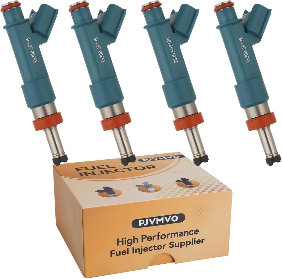 23250-37020 Performance 1.8L Fuel Injectors,Compatible with/Toyota 1.8 Prius V Plug-In 2010-2015,Compatible with/Lexus CT200h 2010-2017 |12 Holes| |Set of 4|