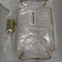 Large Stainless Steel Trash Bag Holder for Kitchen Cabinets Doors and Cupboards, Gold