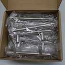 homdiy 15 Pack Brushed Nickel Cabinet Pulls 3 Inch Handles Stainless Steel Cabinet Hardware for Kitchen and Bathroom Cabinets, 5 Inch Overall Drawer Pull (3in hole centers)