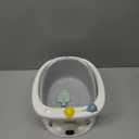 Baby Bath Seat for Babies 6 Months & Up - Bathtub Seats for Babies Sitting Up with Rinse Cup, Non-Slip, Comfortable, Infant Bath Essentials, Gray (Grey)