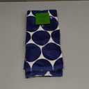Kate Spade New York Joy Dot Kitchen Towels 2-Pack Set, Absorbent 100% Cotton Velour, Navy Blue/Cream, 17"x28"