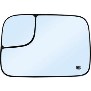 Driver Left Side Blind Spot Mirror Replacement for 2005 2006 2007 2008 Dodge Ram 1500 2500 3500 Mirrors - Side View Heated Convex Mirror Glass 5161011AA