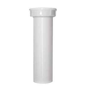 Plumb Pak PP15-6W Sink Strainer Tailpiece with, 1-1/2 in Dia X 6 in L, Threaded, Plastic