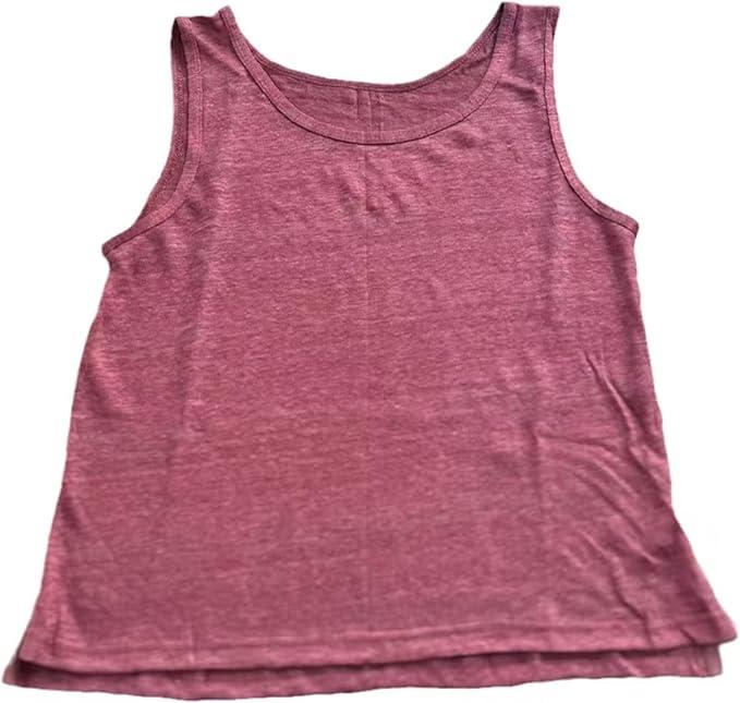 LZJN Women's Linen Camisole Tank Top Breathable T-Shirt Blouse Tank Summer Sleeveless Shirts Size Small