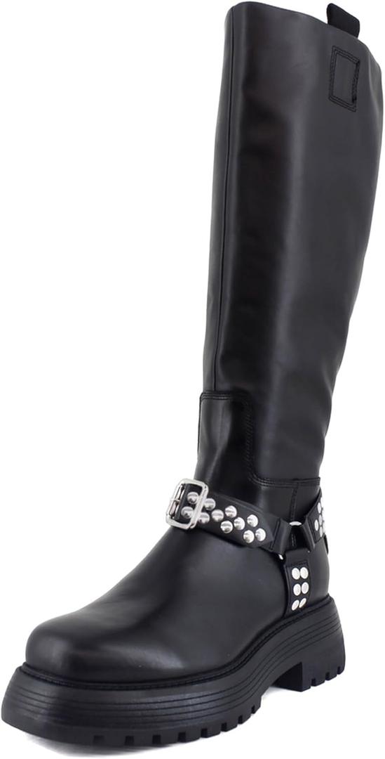 Circus NY by Sam Edelman womens Hayes (8.5, Black Leather Stud)