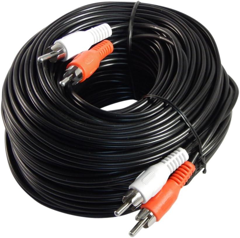 Your Cable Store 75 Foot RCA Audio Cable 2 Male to 2 Male