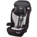 Safety 1st Grand 2-in-1 Booster Car Seat, Converts from High Back to Belt-Positioning Booster, High Back Seat for Kids 40-65, and Belt-Positioning 40-100 Pounds, Black Sparrow. MFG 06/01/2026
