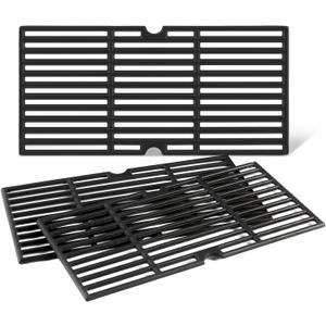 Charbrofire DGF493BNP Grates Grill Replacement Parts for Dyna Glo Grill Grates DGF493PNP-D DGB495SDP-D Dynaglo DGH474CRP 70-01-273 Kenmore Grill Grates 146.23678310 Backyard Grill Parts GBC1134W  Black (16 4/9 x 27 3/4" for 2pcs grates) 