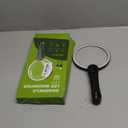 5.2 Inch Large Rechargeable Magnifier with Light, 30X 40X 60X Handheld Magnifying Glass with 49 Anti-Flicker LED Light, Third Gear Dimming Strongest Lighted Magnifier for Seniors Reading Coins